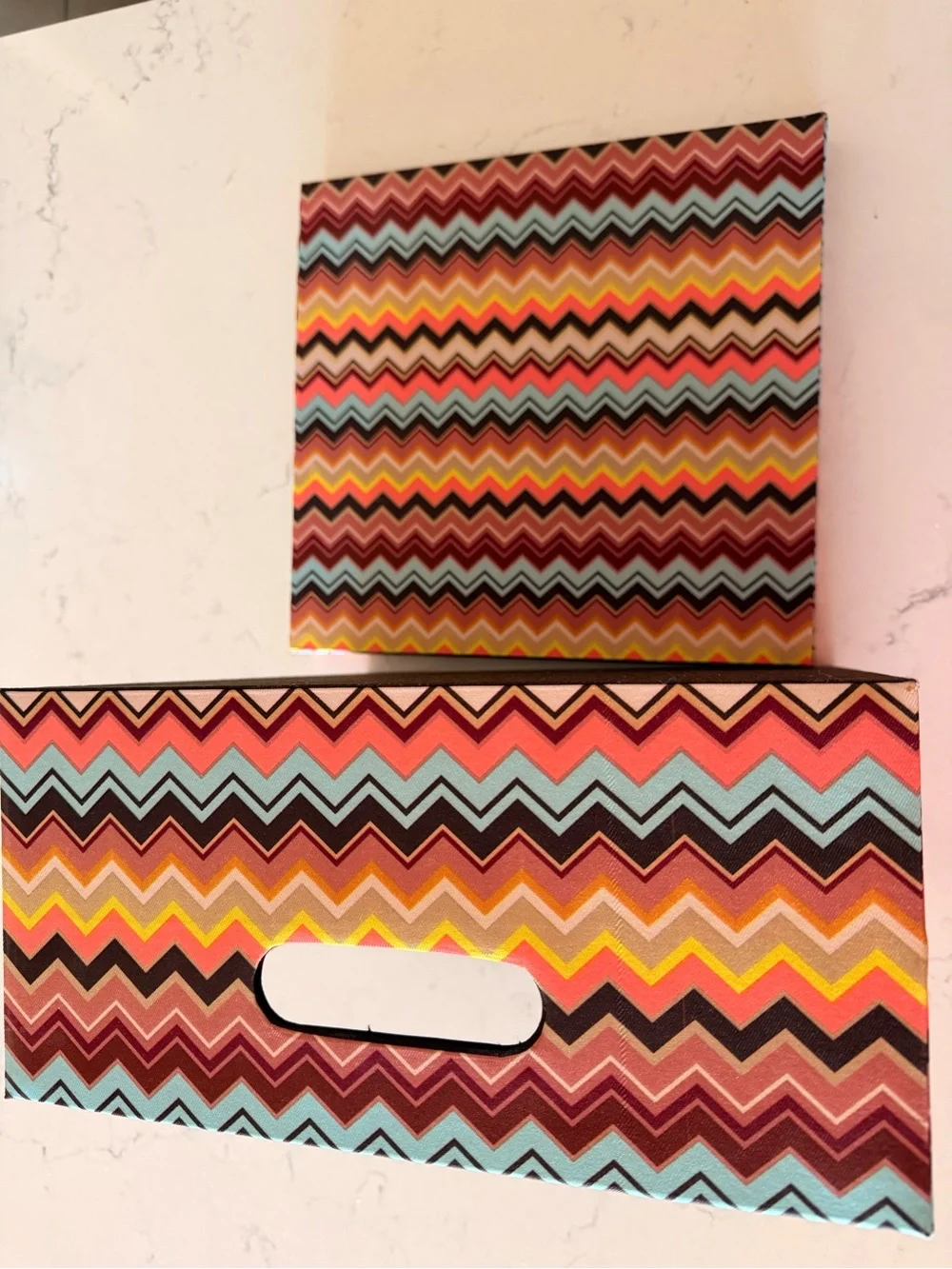 Missoni for Target Chevron Storage Box Bin with Lid Organizer